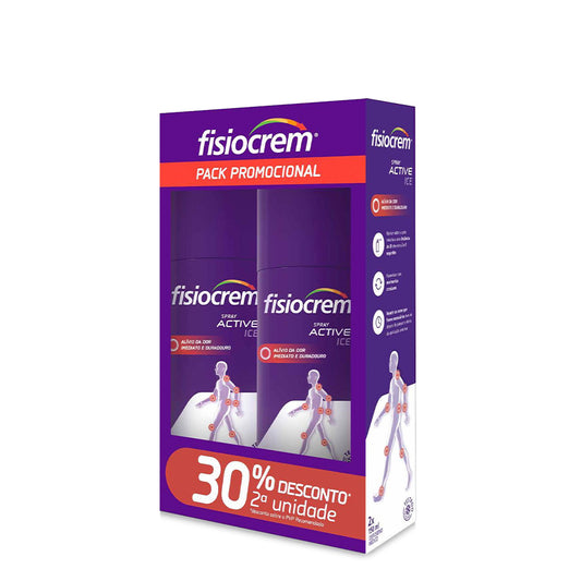 Fisiocrem Spray Active Ice 2x150ml