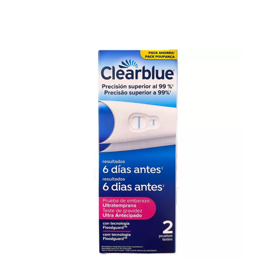 Prueba de embarazo Clearblue Ultra Early (6 días) x2