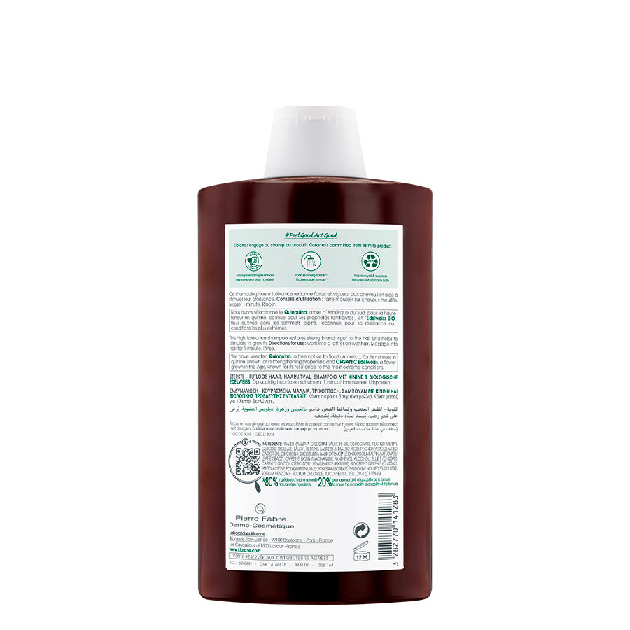 Klorane Champô Quinina BIO 400ml