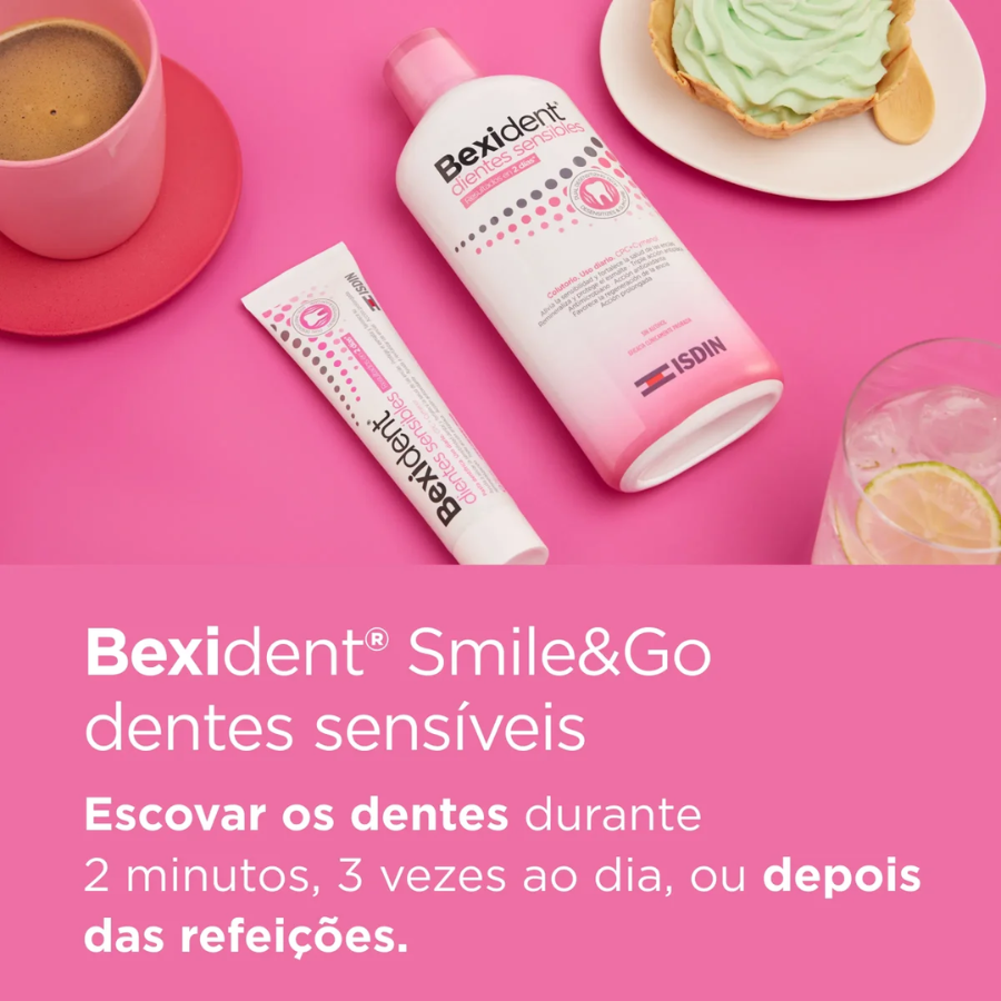 Bexident Smile &amp; Go Kit de viaje para dientes sensibles