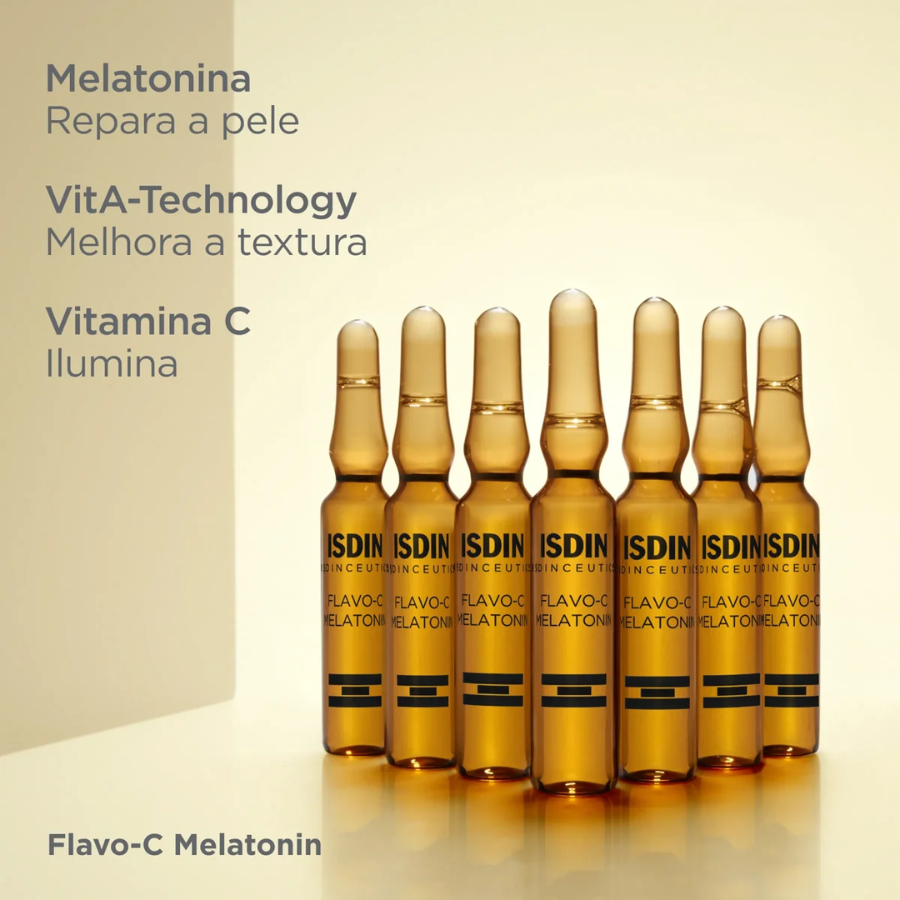 Isdin Isdinceutics Rejuvenate Flavo-C Melatonin Sérum Ampolas 30x2ml