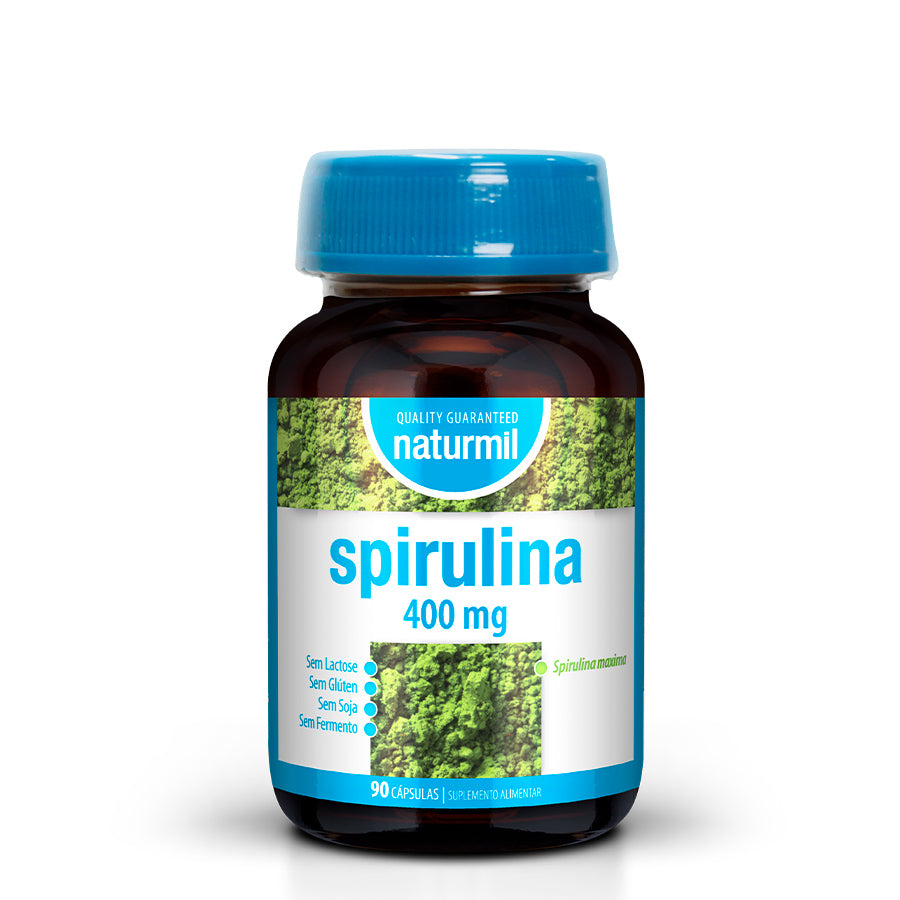 Naturmil Espirulina 400mg Cápsulas x90