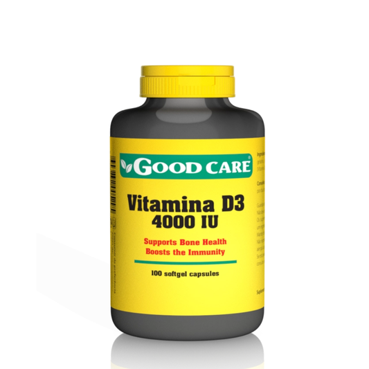 Good Care Vitamina D3 4000UI Cápsulas x100