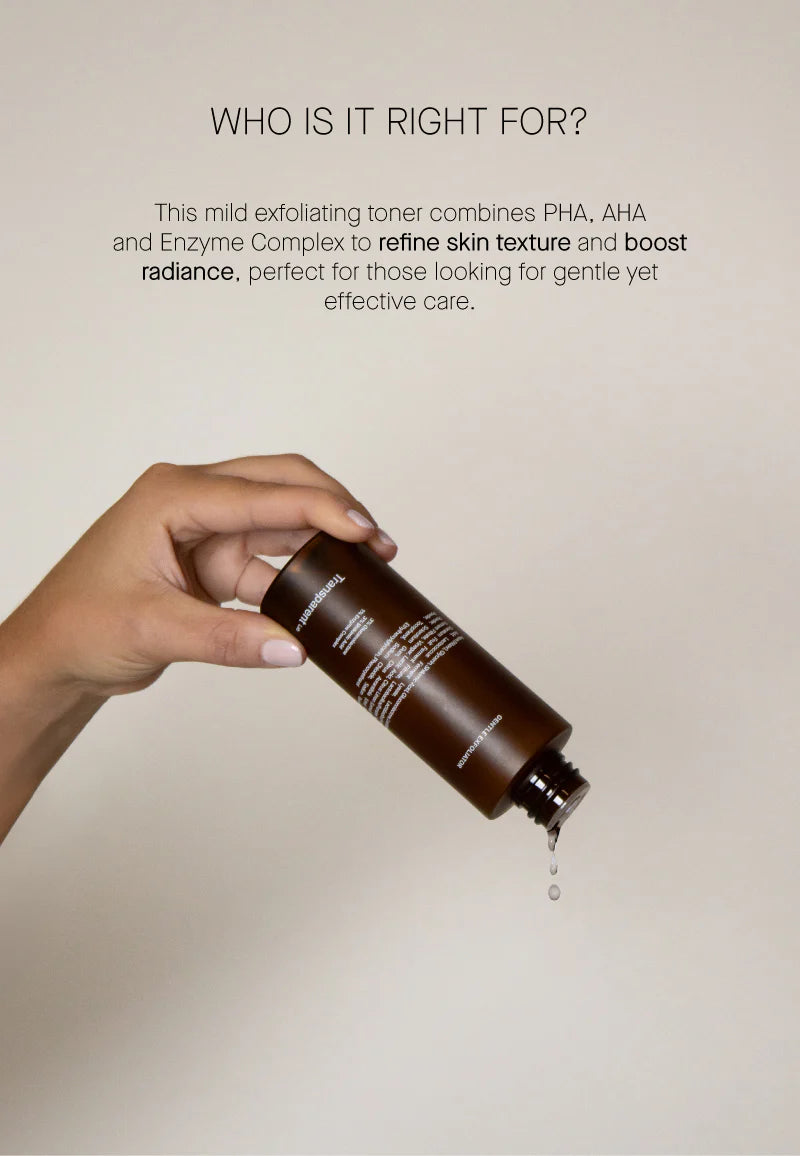 Exfoliante suave Transparent Lab 130 ml