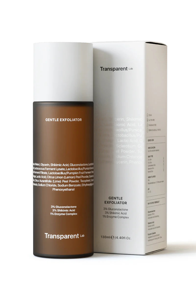 Exfoliante suave Transparent Lab 130 ml