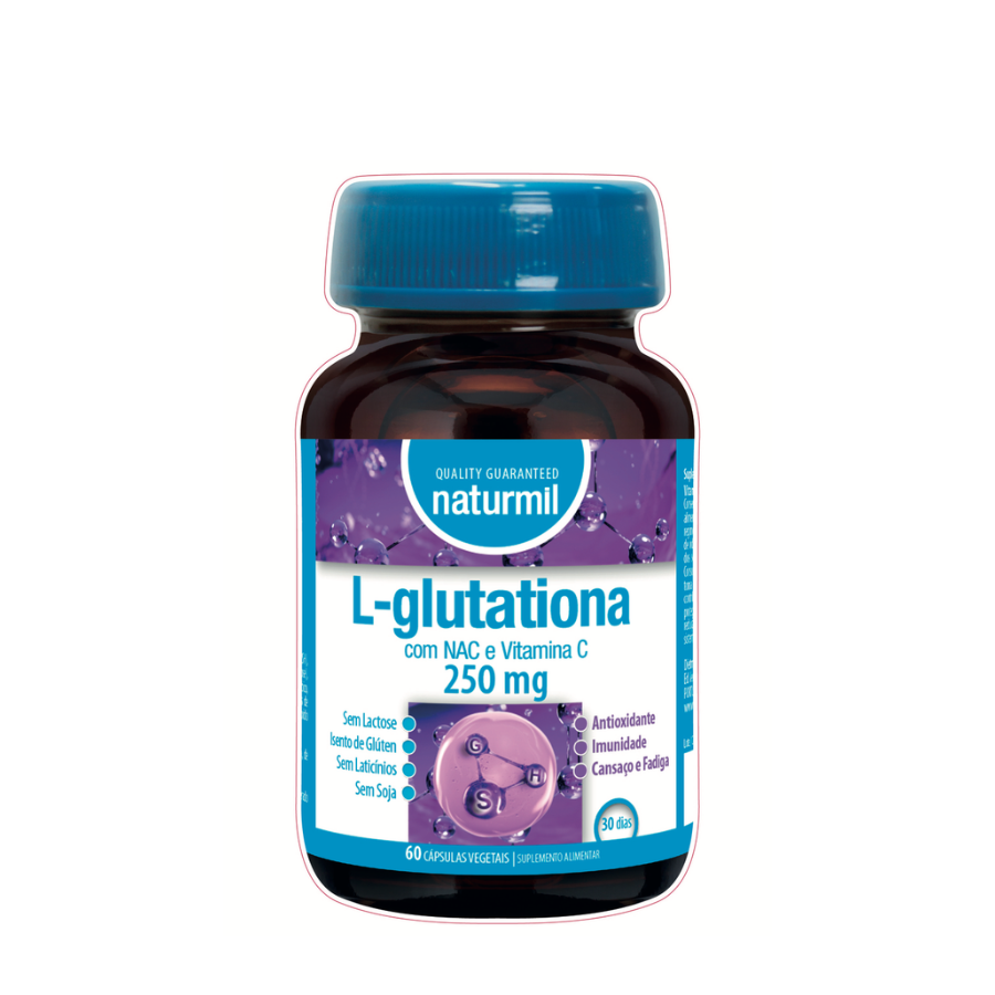 Naturmil L-Glutationa 250mg Cápsulas x60