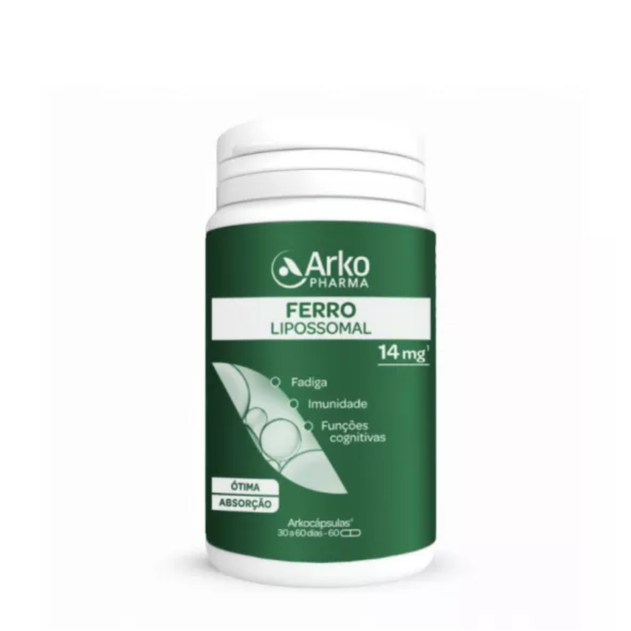 Arkocápsulas Ferro Lipossomal Cápsulas x60