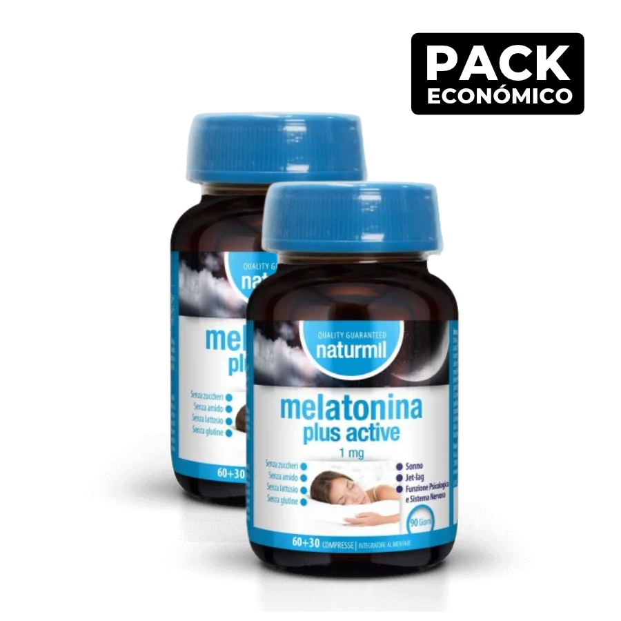 Naturmil Melatonina Plus Comprimidos Activos 2x90