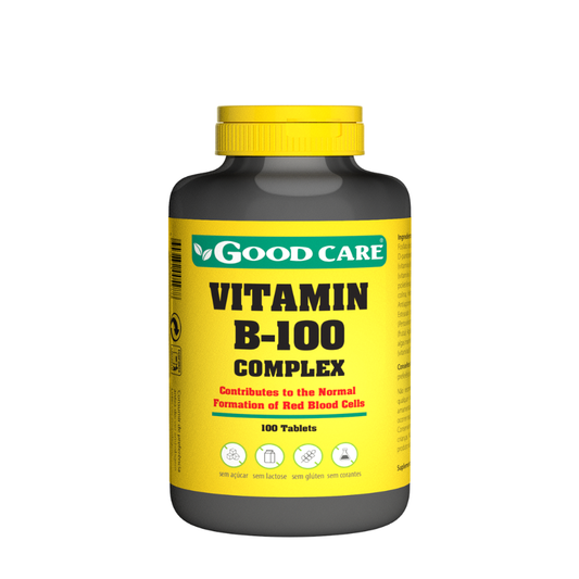 Cápsulas de complejo de vitamina B-100 Good Care x100