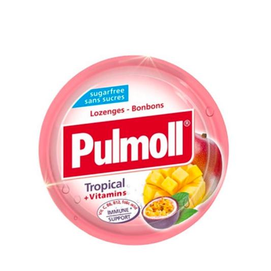 Pulmoll Pastilhas Tropical + Vitaminas 45g