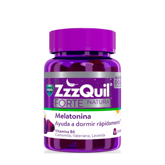 Gomitas de melatonina Vicks ZzzQuil Forte Natura x30