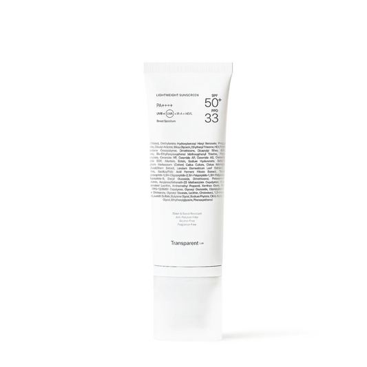 Transparent Lab Lightweight Sunscreen SPF50+ 100ml