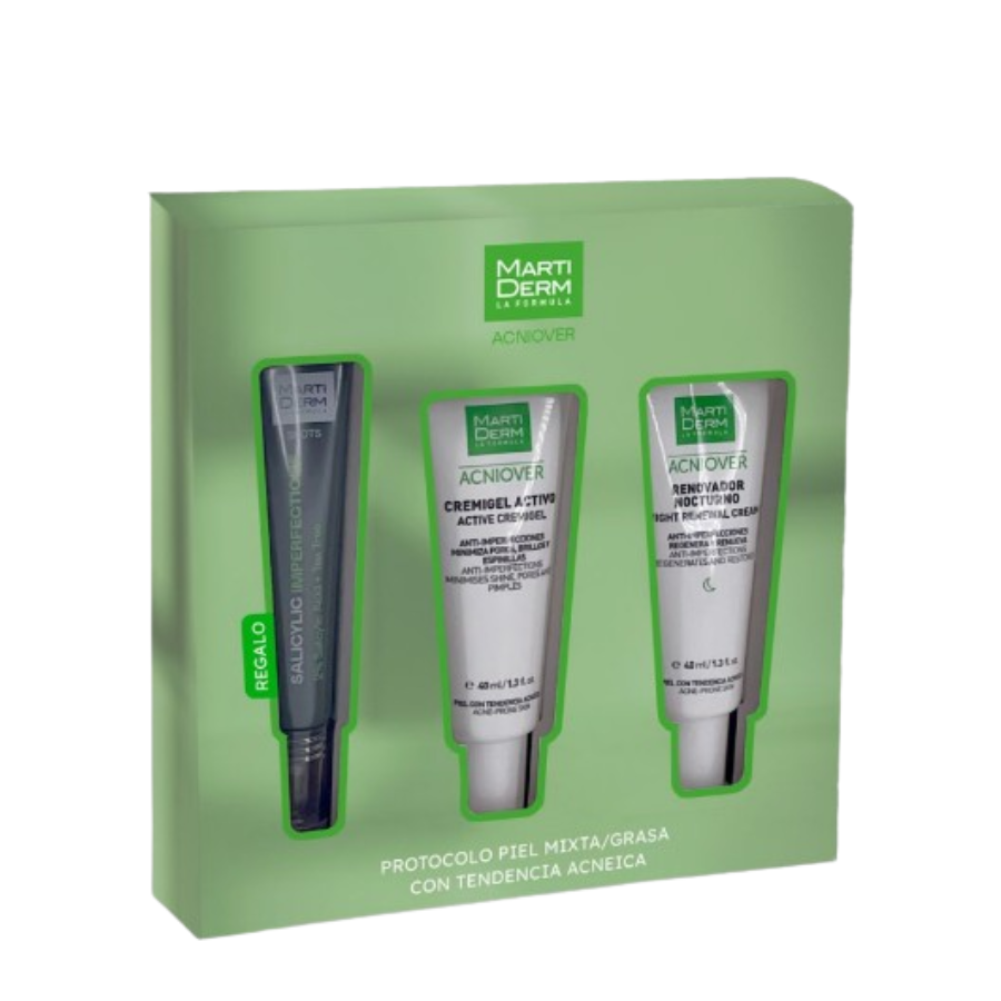 Pack Martiderm Acniover + Shot de Ácido Salicílico