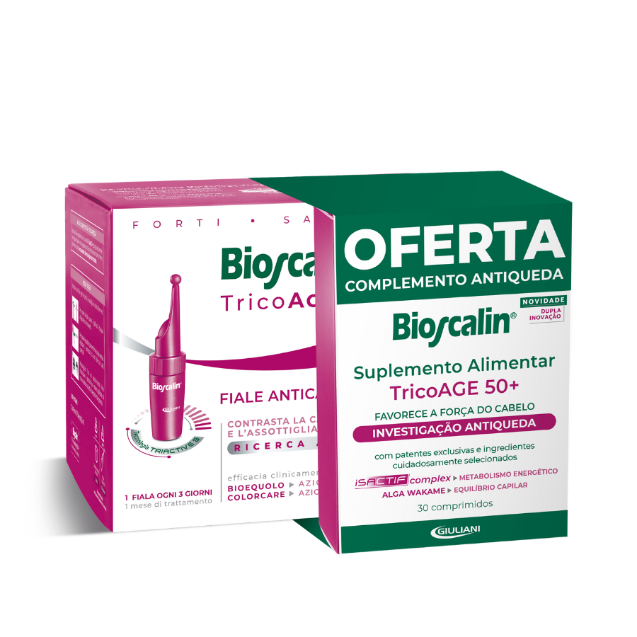 Bioscalin TricoAge 50+ Ampolas x10 + Comprimidos x30