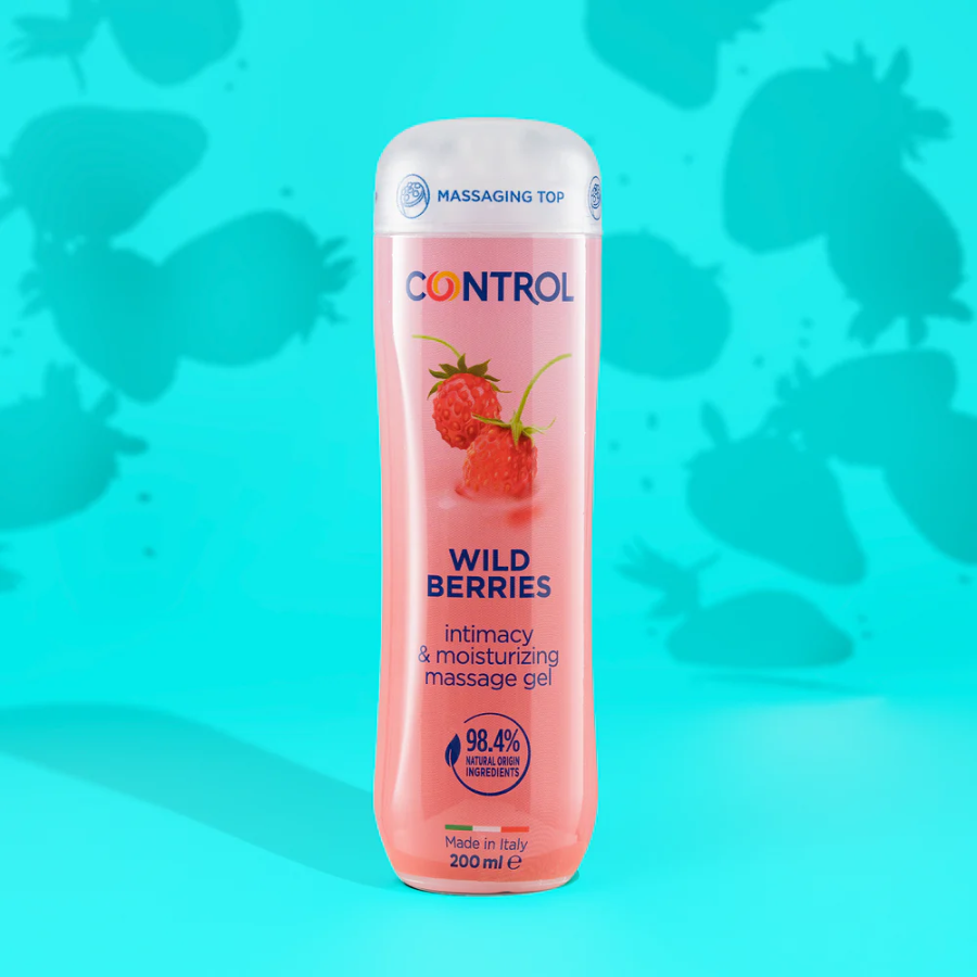 Gel de masaje 3 en 1 Control Wild Berries 200 ml