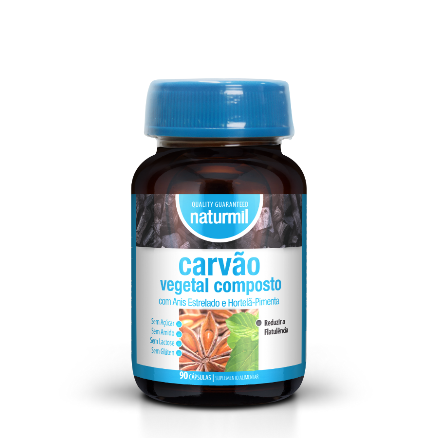 Naturmil 90 Cápsulas Compuestas de Carbón Vegetal