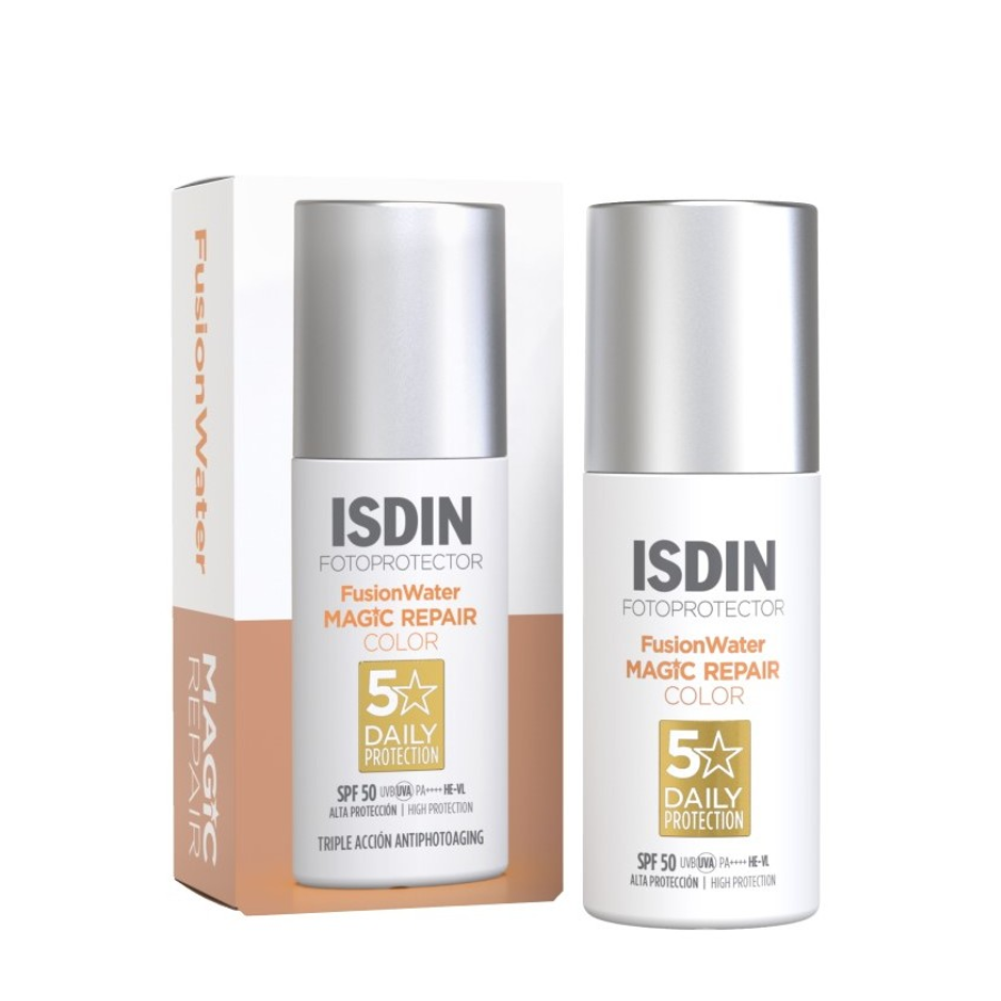 Isdin Photoprotector Fusion Water Magic Repair Color SPF50 50ml