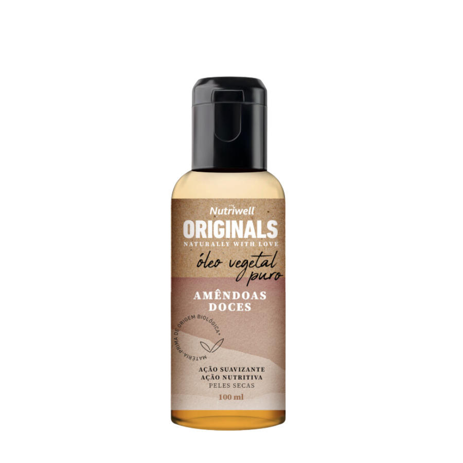 Nutriwell Originals Oleo Vegetal Puro Amendoas Doces 100ml