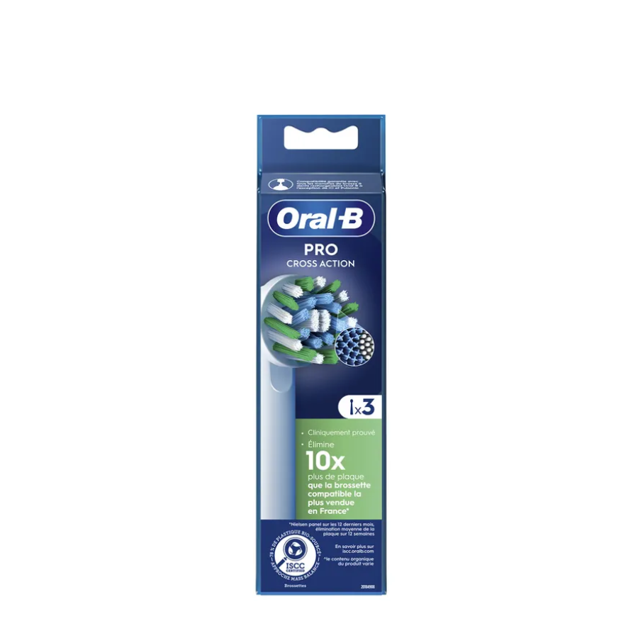 Oral-B Pro Cross Action Refills x3