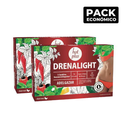 Drenalight Hot Plus Ampolas 15ml 2x20