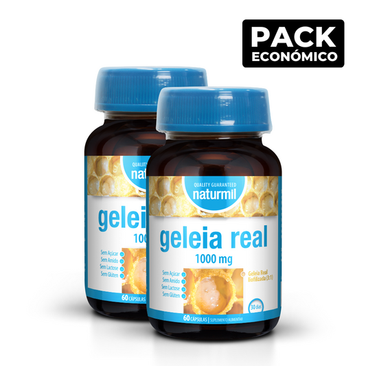 Naturmil Jalea Real 1000mg Cápsulas 2x60