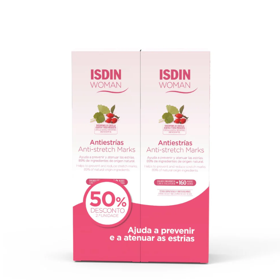 Isdin Woman Creme Anti-Estrias 2x250ml