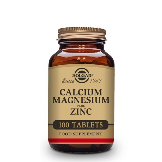 Solgar Calcio Magnesio Plus Zinc Pastillas x100