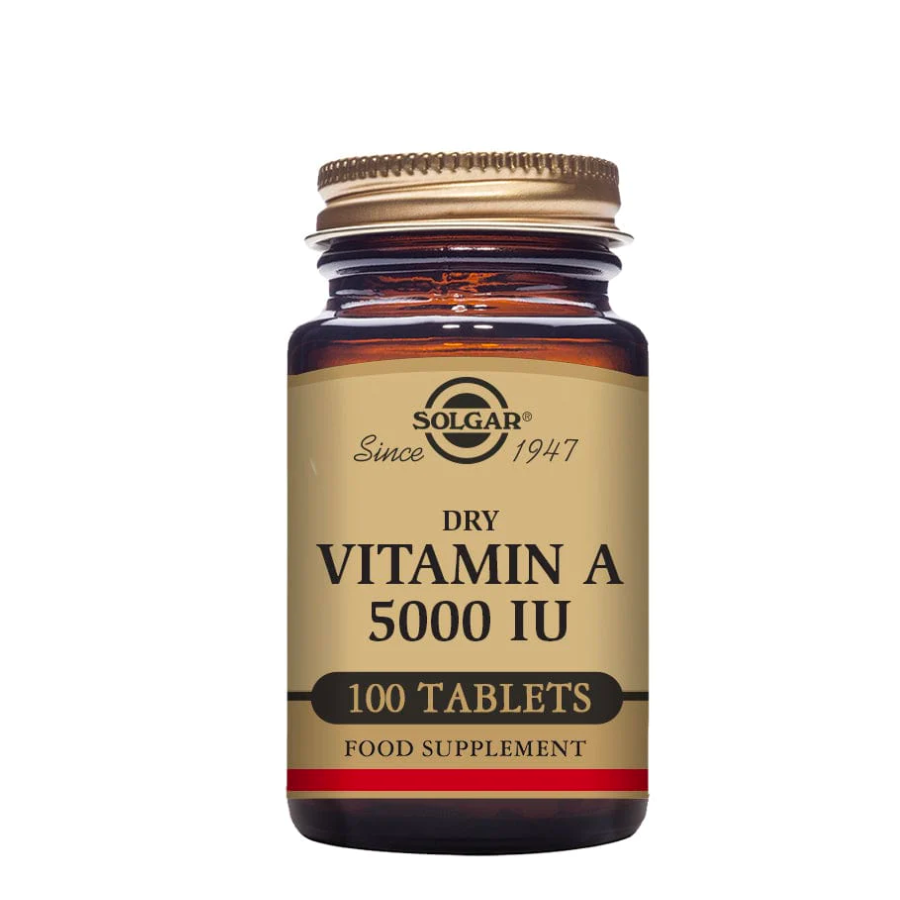 Solgar Vitamina A 5000 UI Comprimidos x100