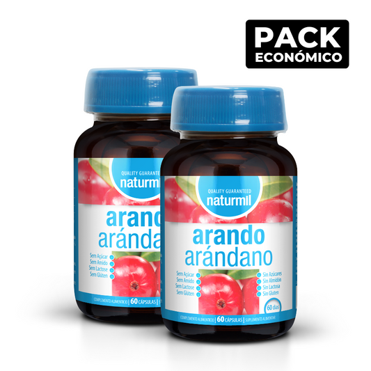 Cápsulas Naturmil de arándano rojo de 90 mg (2 x 60)