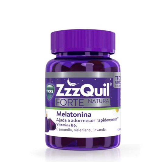 Vicks ZzzQuil Sueño Melatonina Forte Frutos del Bosque Gominolas x60