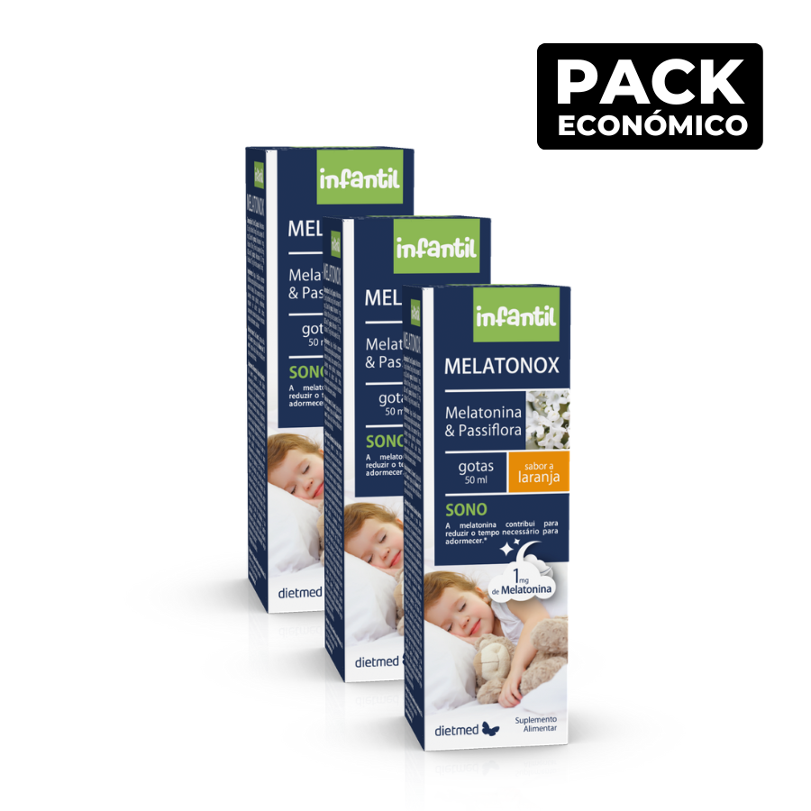 Gotas Melatonox para niños 3x50ml