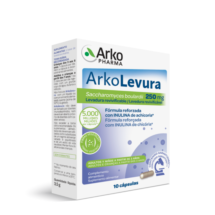 Arkopharma Arkolevura 250 mg Cápsulas x10