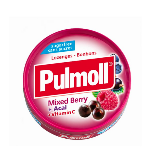 Pulmoll Pastilhas Fruto Silvestres + Vitamina C Sem Açúcar 45g