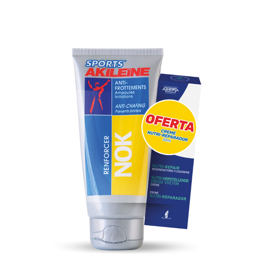 Crema Akileine Sports Nok 75 ml + Crema Nutri Repair 30 ml