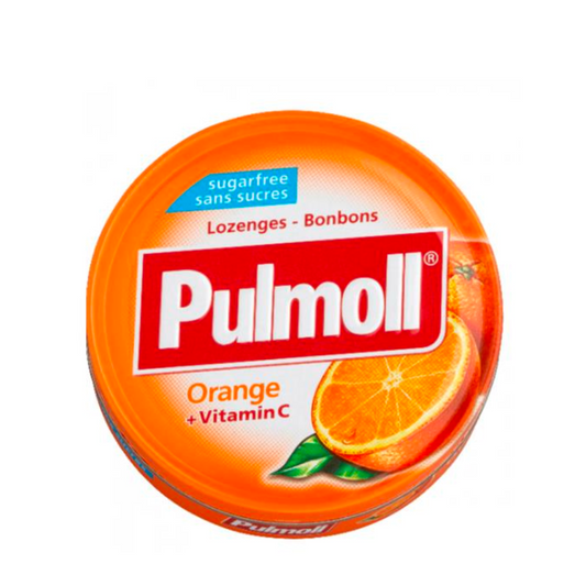 Pulmoll Pastilhas Laranja + Vitamina C Sem Açúcar 45g