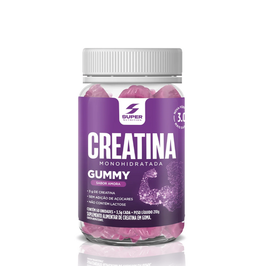 Gomitas de creatina y mora de Super Nutrition x60