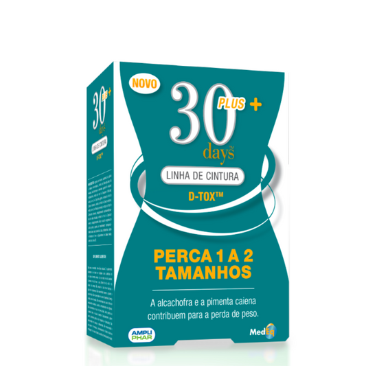 30 Días Plus+ Cintura Línea D-Tox Pills x120
