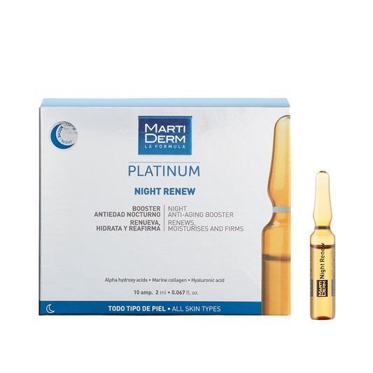 Martiderm Platinum Night Renew Ampoules x10