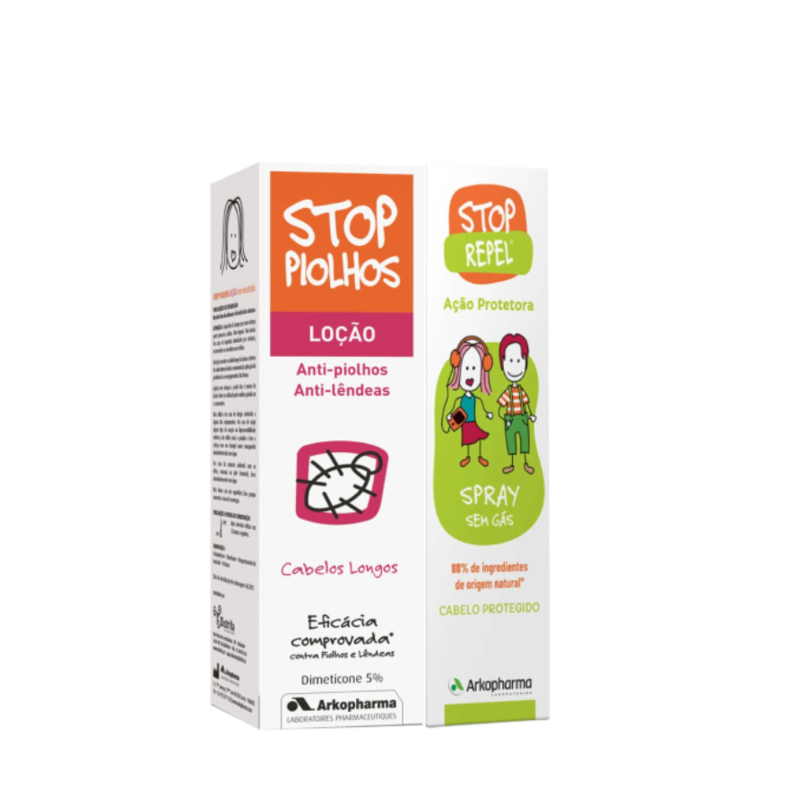 Stop Piolhos Loção 100ml + Spray Repelente 100ml
