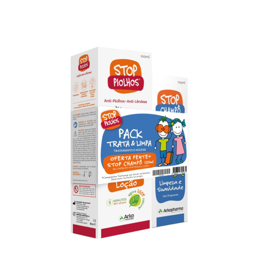 Stop Piolhos Pack  Trata e Cuida Anti Piolhos