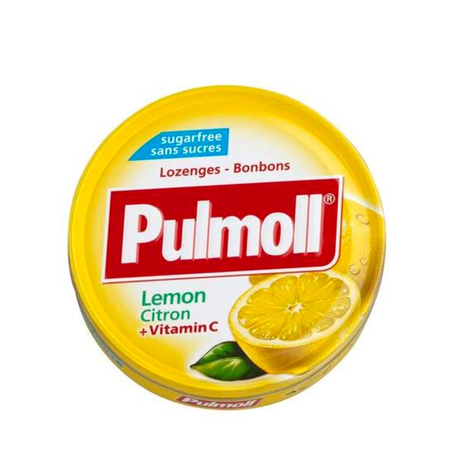 Pulmoll Pastilhas Limão + Vitamina C Sem Açúcar 45g