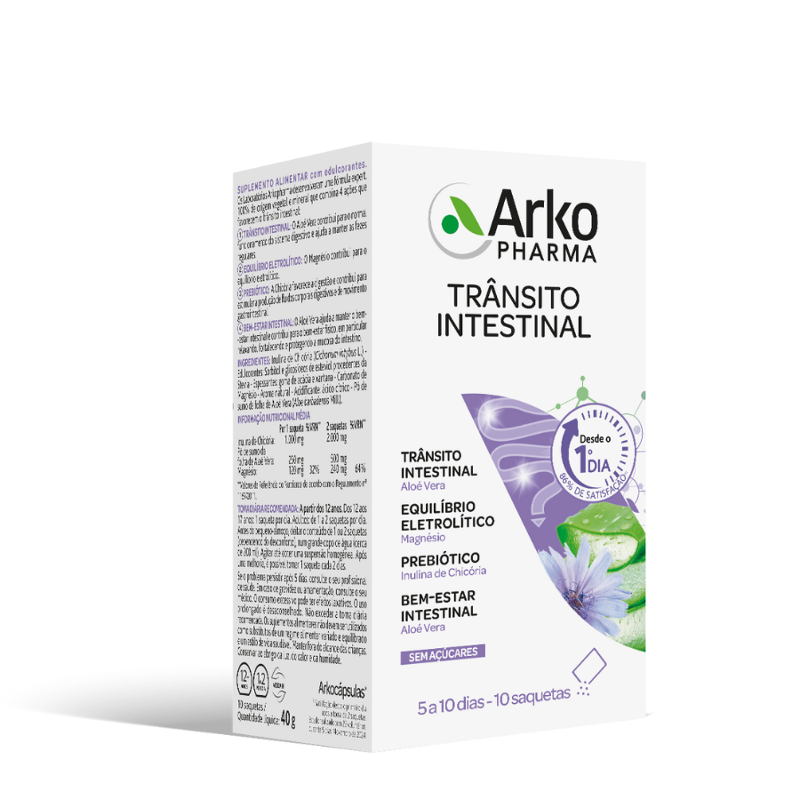 Arkocápsulas Trânsito Intestinal Saquetas x10
