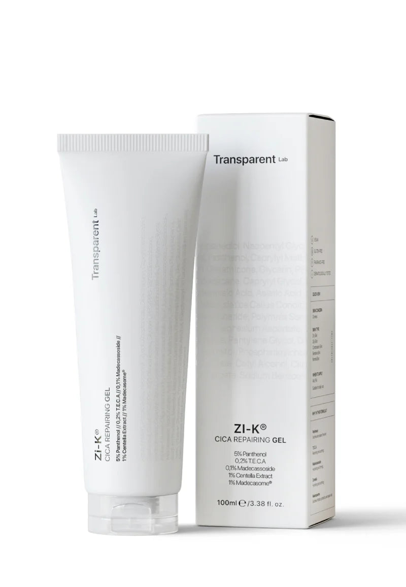 Gel reparador Zi-K Cica de Transparent Lab 100 ml