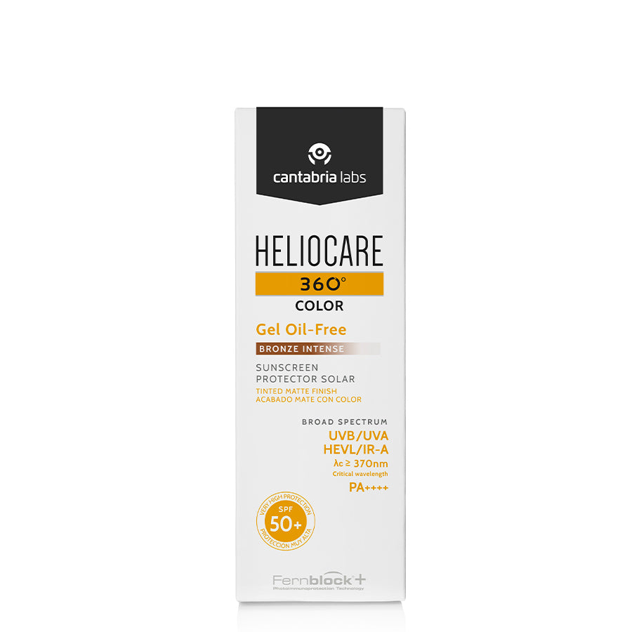 Gel bronceador intenso sin aceite Heliocare 360° SPF50+ 50 ml