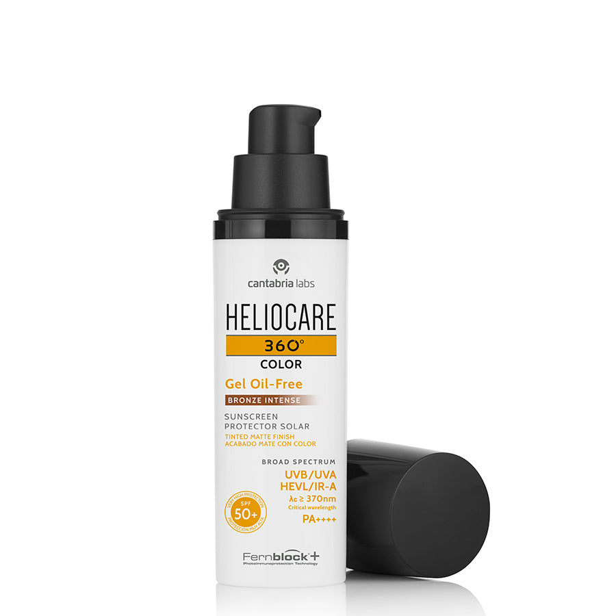 Gel bronceador intenso sin aceite Heliocare 360° SPF50+ 50 ml