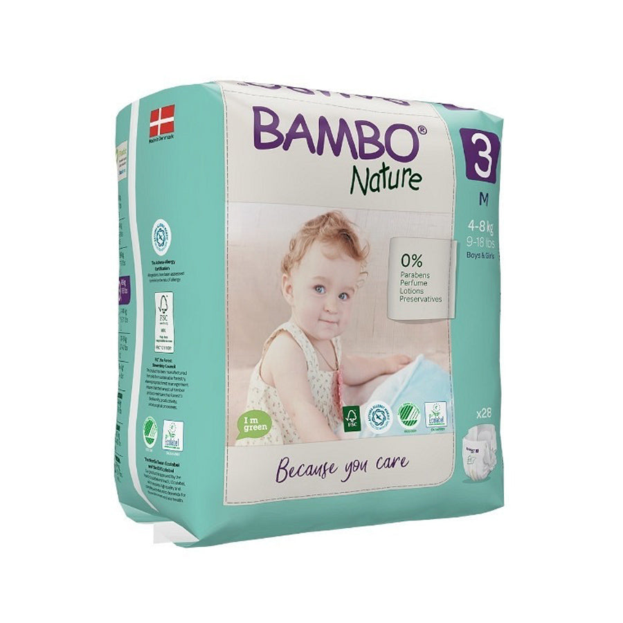 Bambo Nature Fraldas 3 M 4-8kg x28