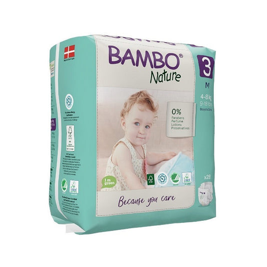Bambo Nature Fraldas 3 M 4-8kg x28