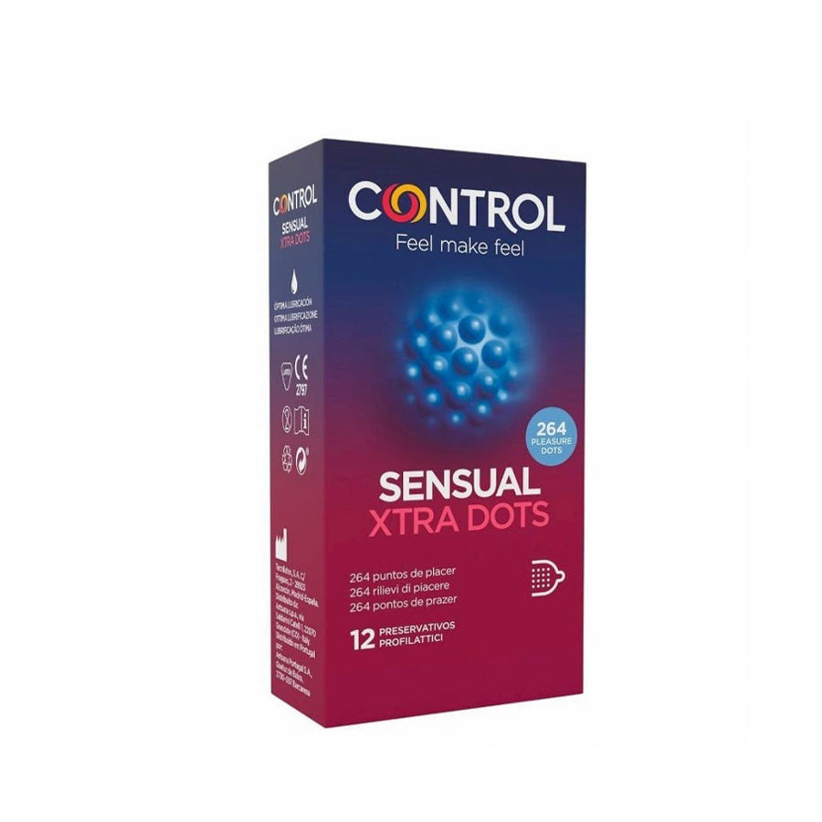 Preservativos Control Sensual Xtra Dots x12